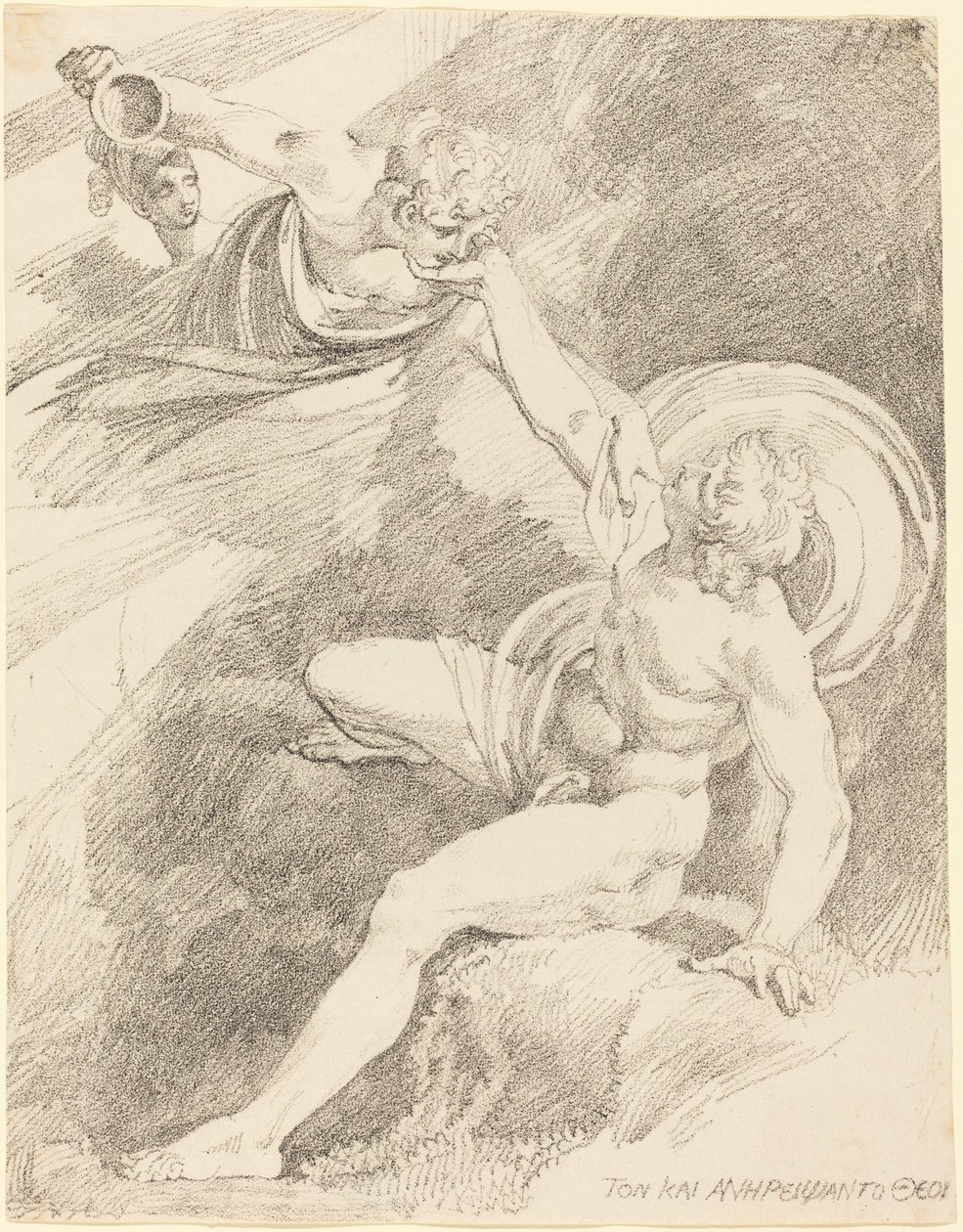 Voldtægten af Ganymedes af Johann Heinrich Füssli