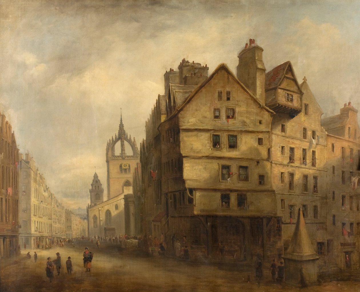 The Old West Bow, Edinburgh af Henry G. Duguid