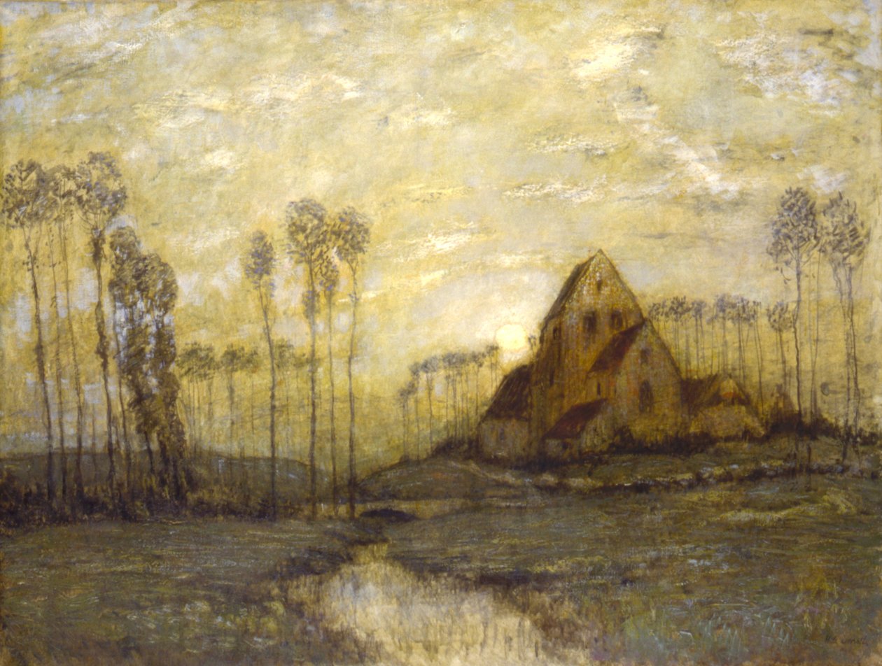 En gammel kirke i Montreuil, ca. 1906-1907. af Henry Golden Dearth