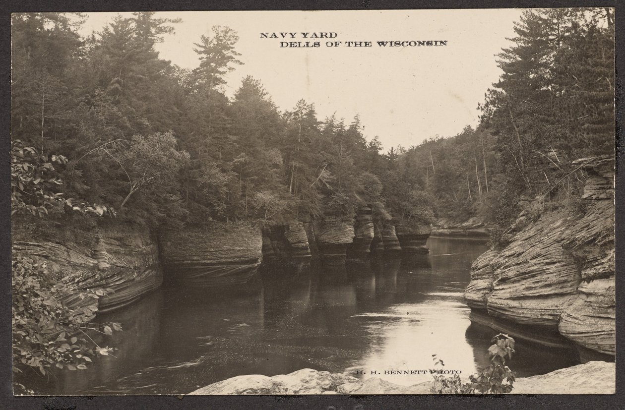 Navy Yard Dells i Wisconsin af Henry Hamilton Bennett
