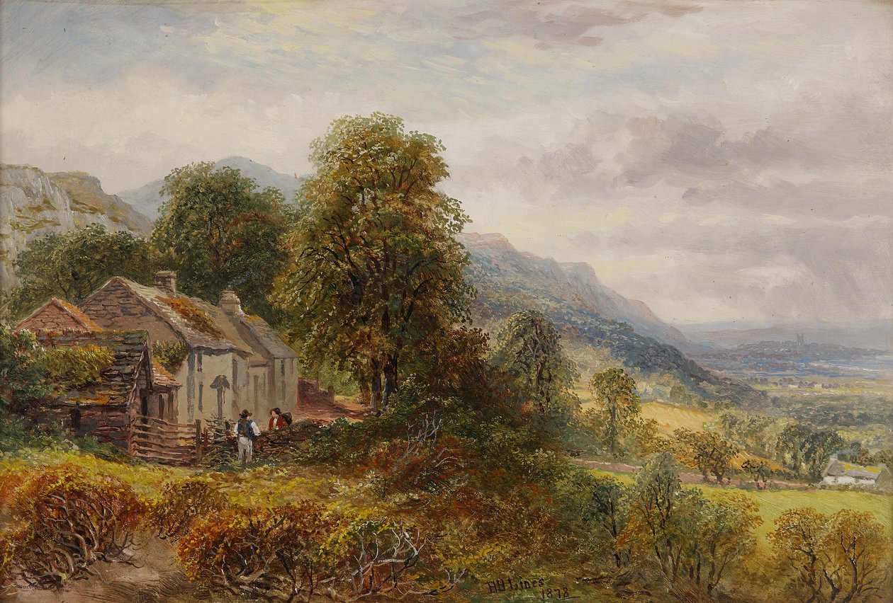 Bryngoleu Llanfairfechan, 1878 af Henry Harris Lines