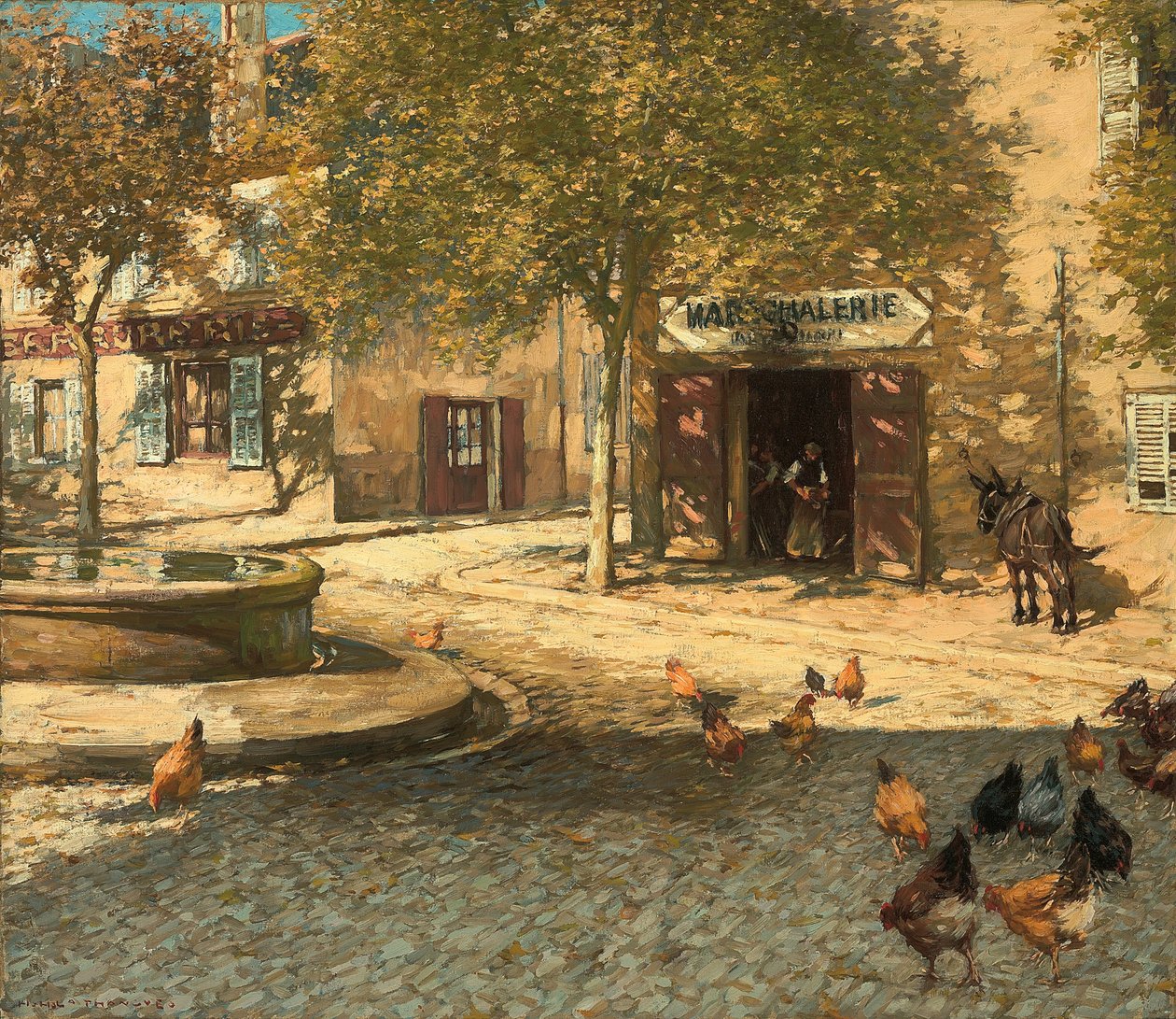 En provencalsk smedje af Henry Herbert La Thangue