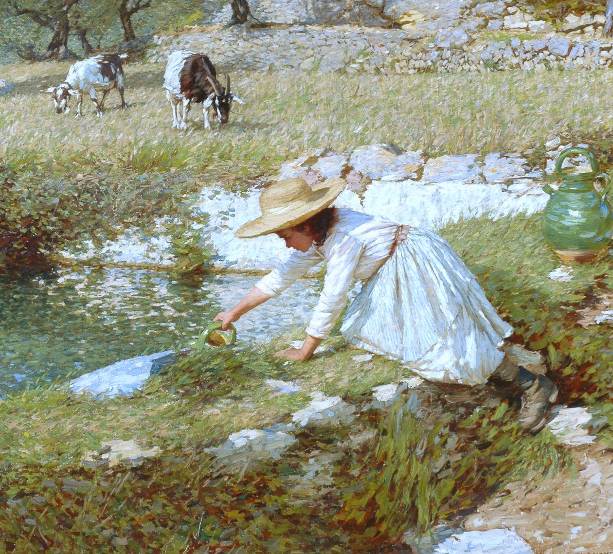 En provencalsk strøm, ca. 1903 af Henry Herbert La Thangue