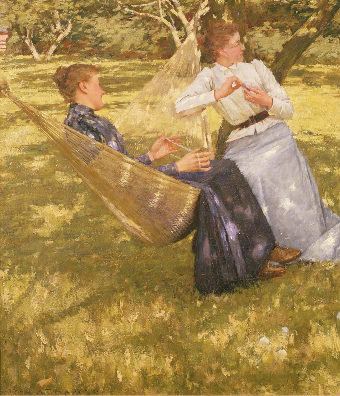 I frugthaven, 1893 af Henry Herbert La Thangue