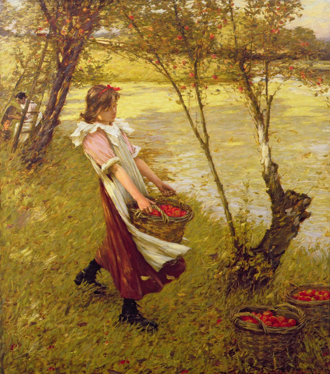 I Orchard, Haylands, Graffham af Henry Herbert La Thangue