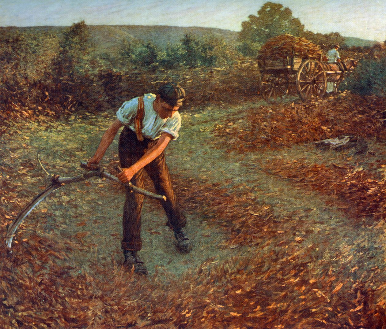 Slå Bracken, c1903, 1912. af Henry Herbert La Thangue