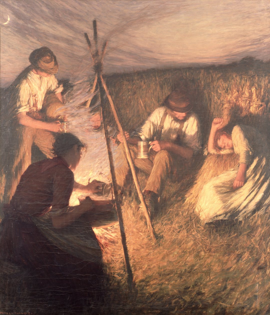 Høstmandens nadver, 1898 af Henry Herbert La Thangue