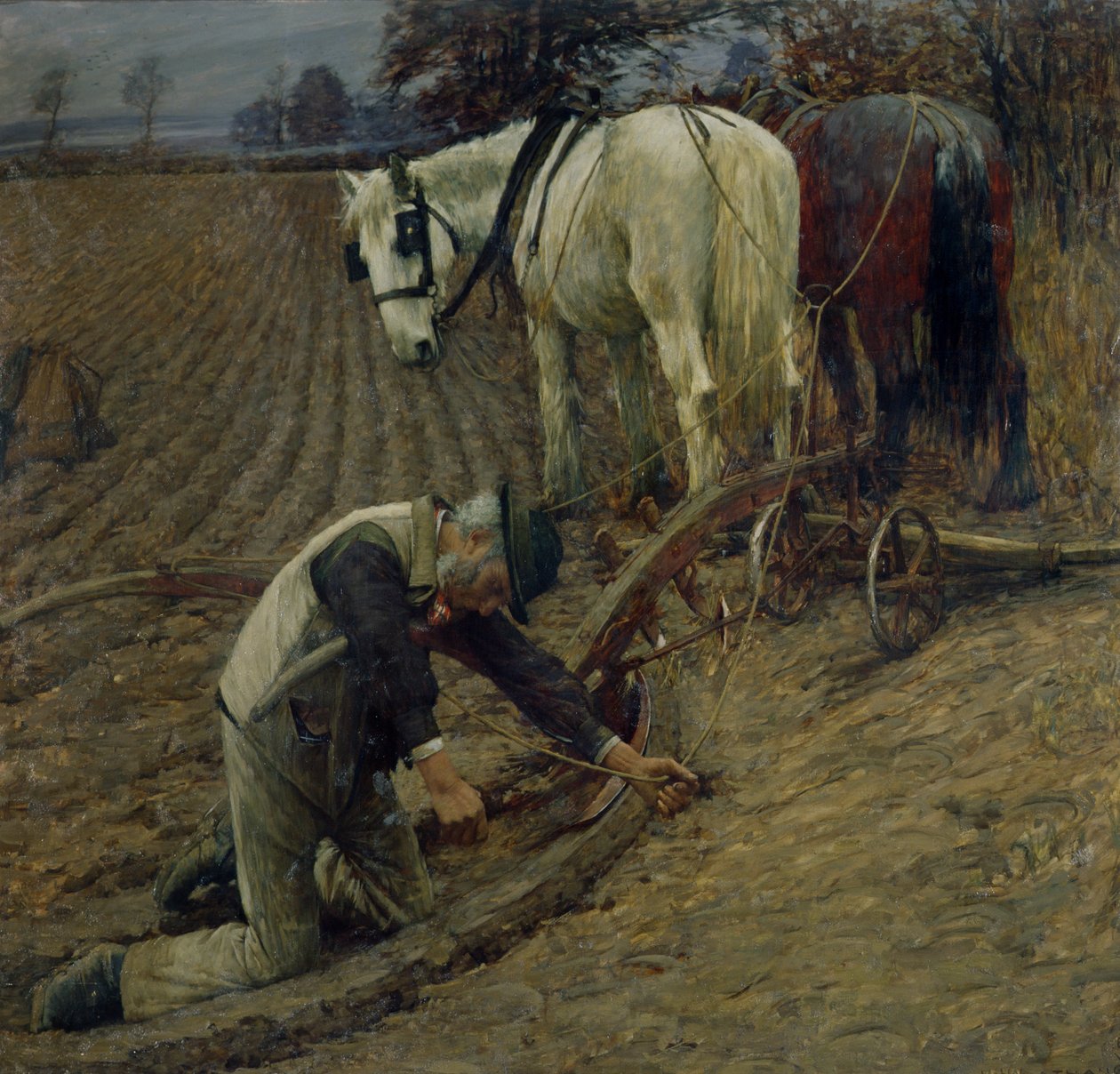 Den sidste fure, 1895 af Henry Herbert La Thangue