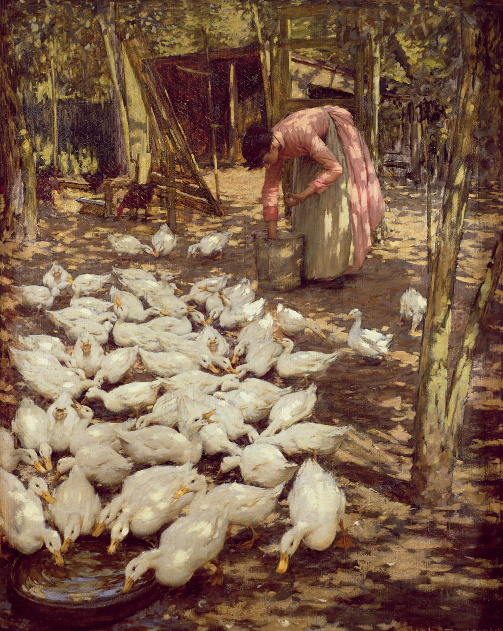 Den lille bedrift, 1896 af Henry Herbert La Thangue