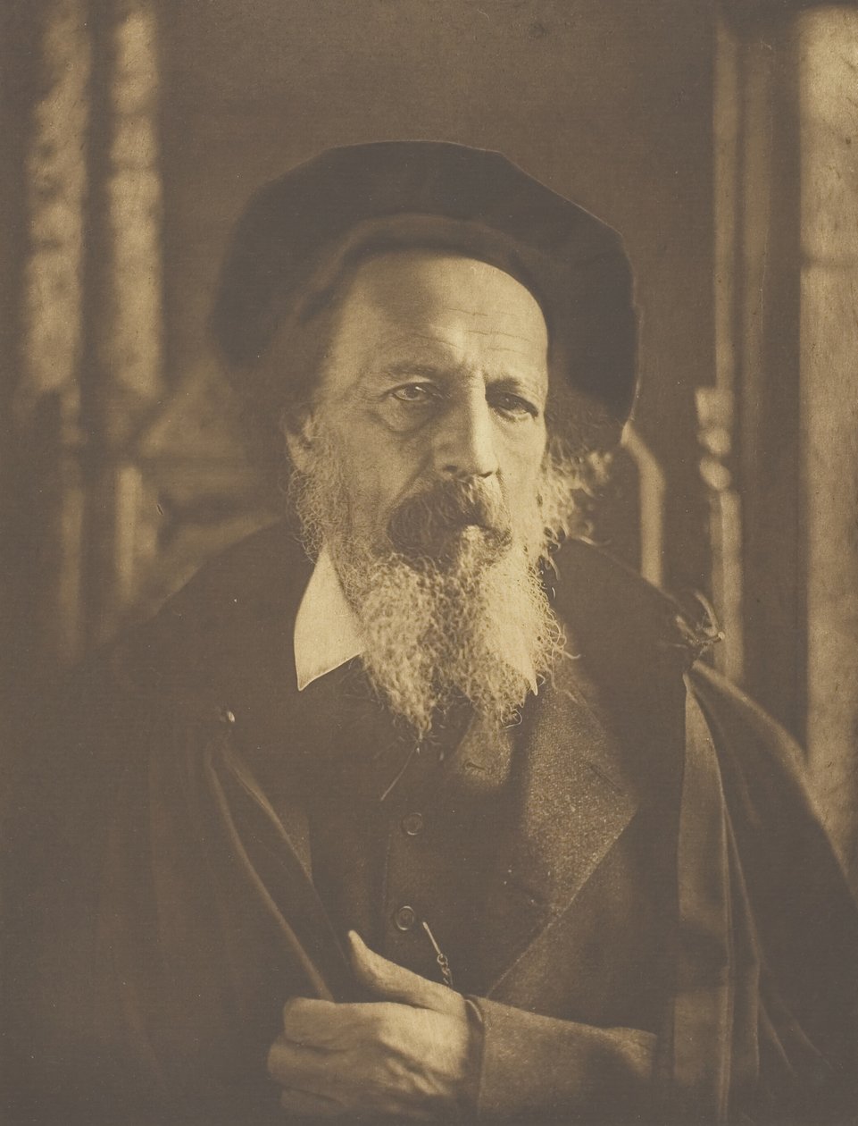 Alfred, Lord Tennyson, 1888, trykt ca. 1893. af Henry Herschel Hay Cameron