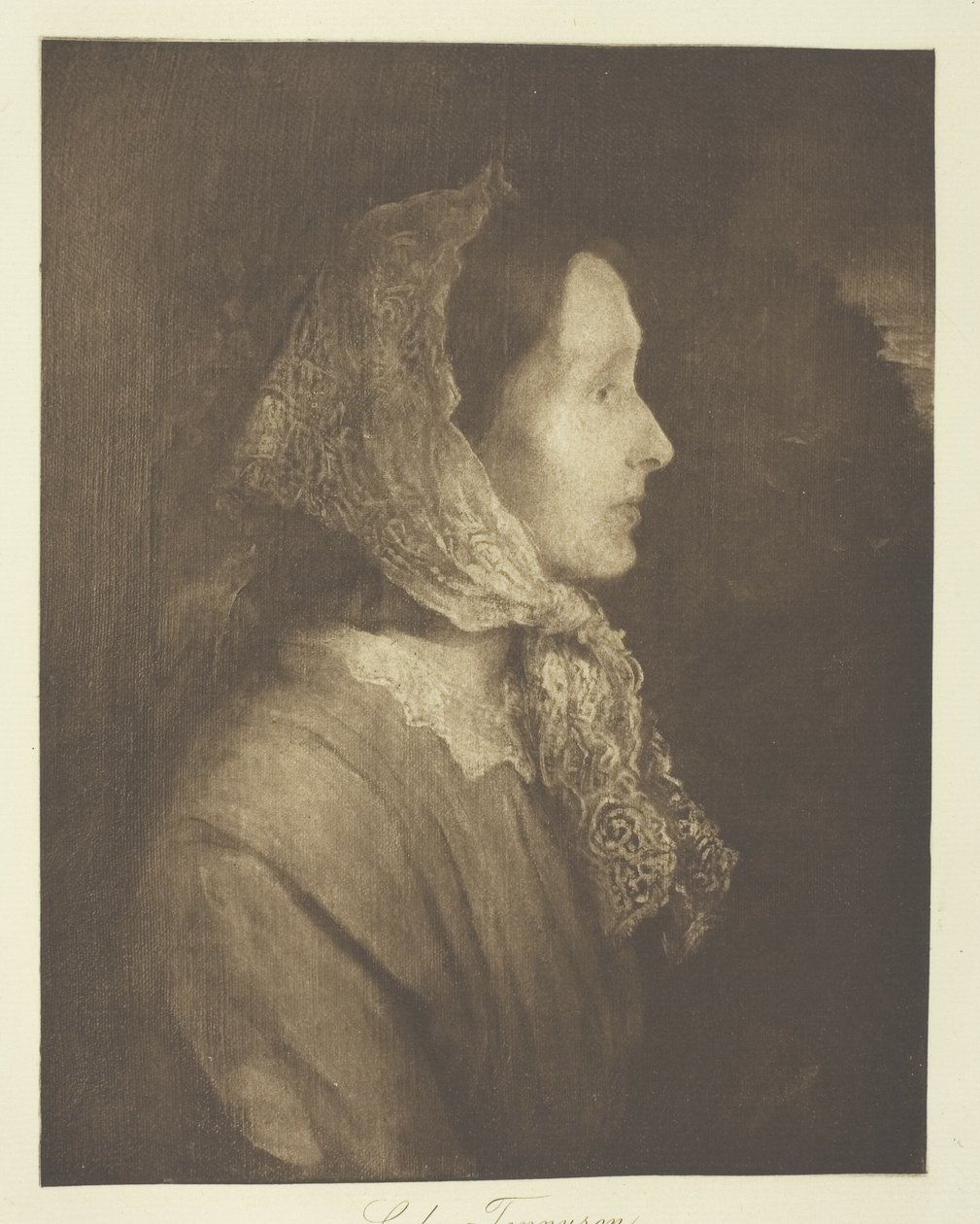 Lady Tennyson af Henry Herschel Hay Cameron