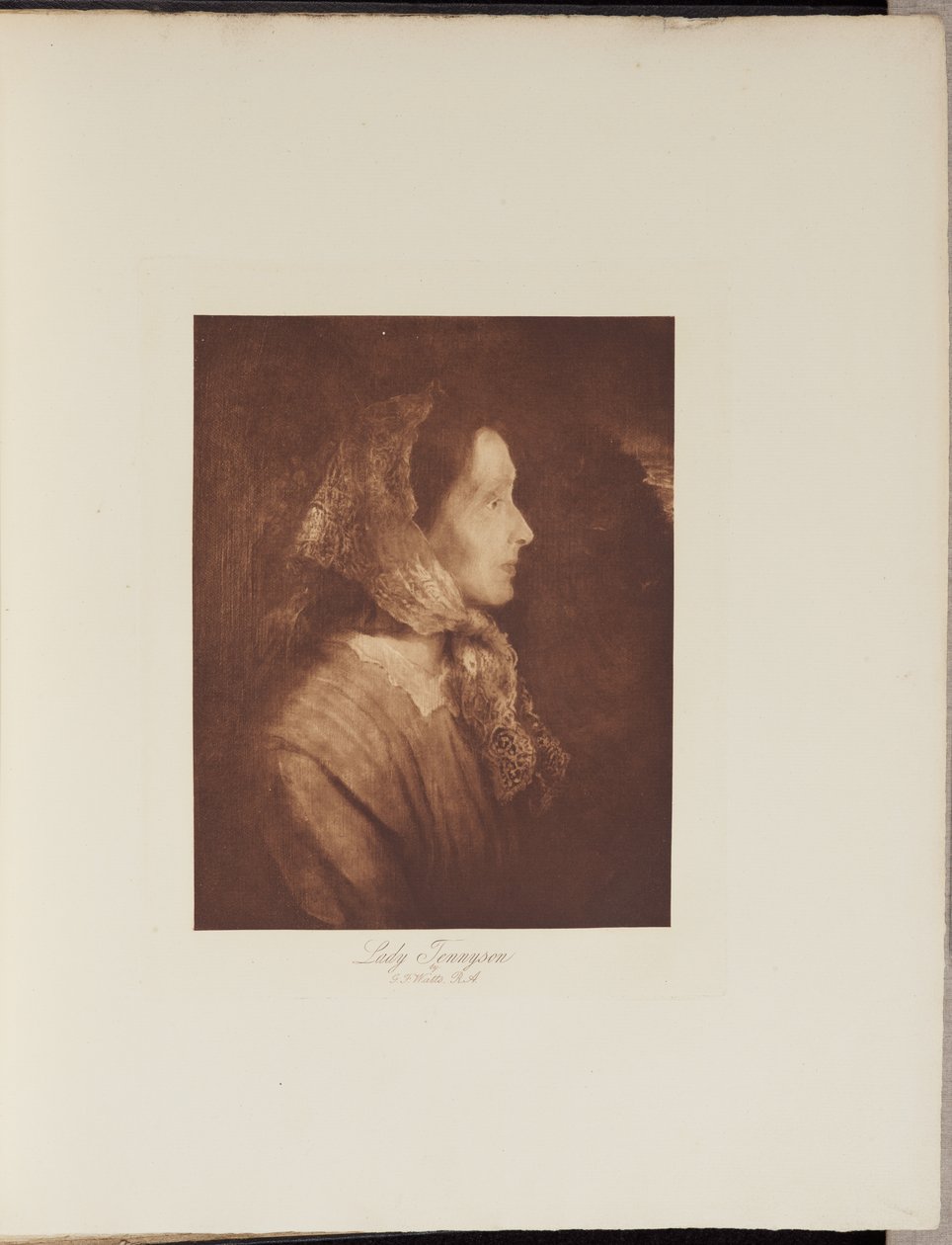 Lady Tennyson af Henry Herschel Hay Cameron