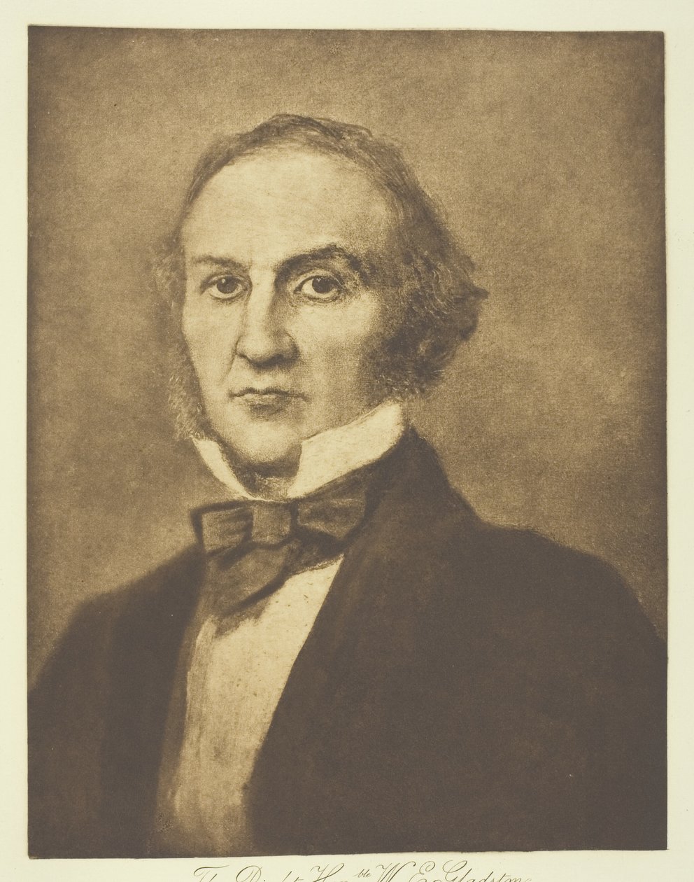 Højre ærede W.E. Gladstone, M.P. af Henry Herschel Hay Cameron