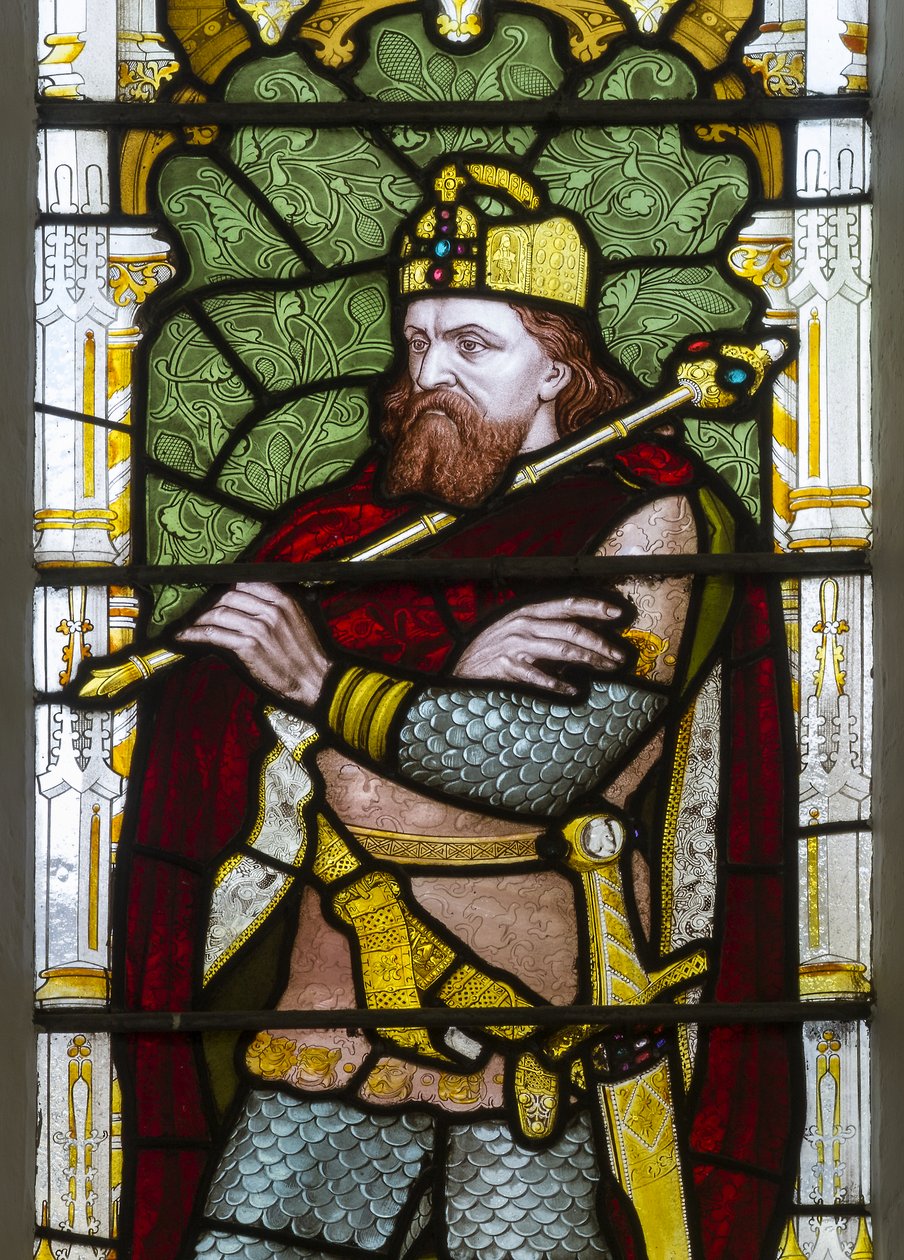 Cambridge, Trinity College, Heaton Butler & Bayne, Henry Holiday, Carolus, 1870, CA af Henry Holiday
