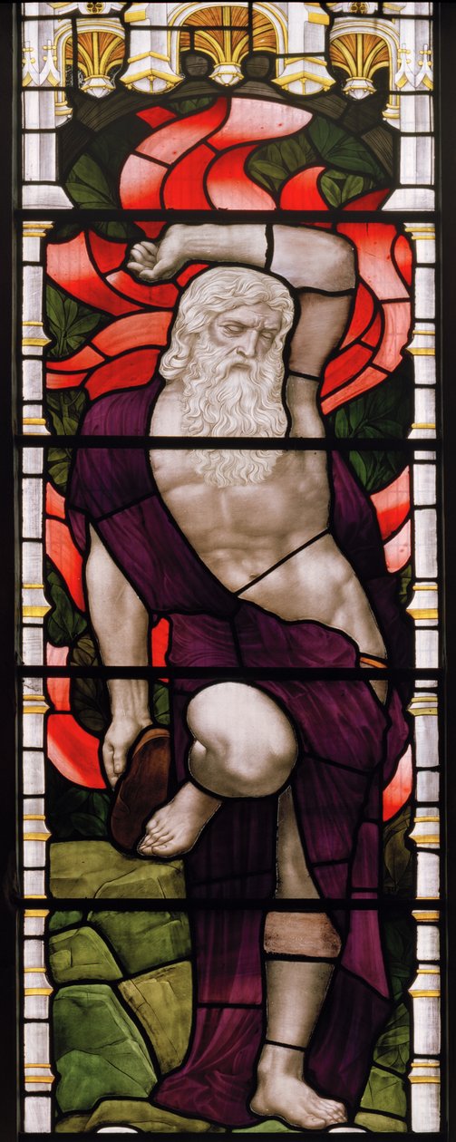 Evesham, All Saints, James Powell & Sons, Henry Holiday, Moses, 1882 af Henry Holiday