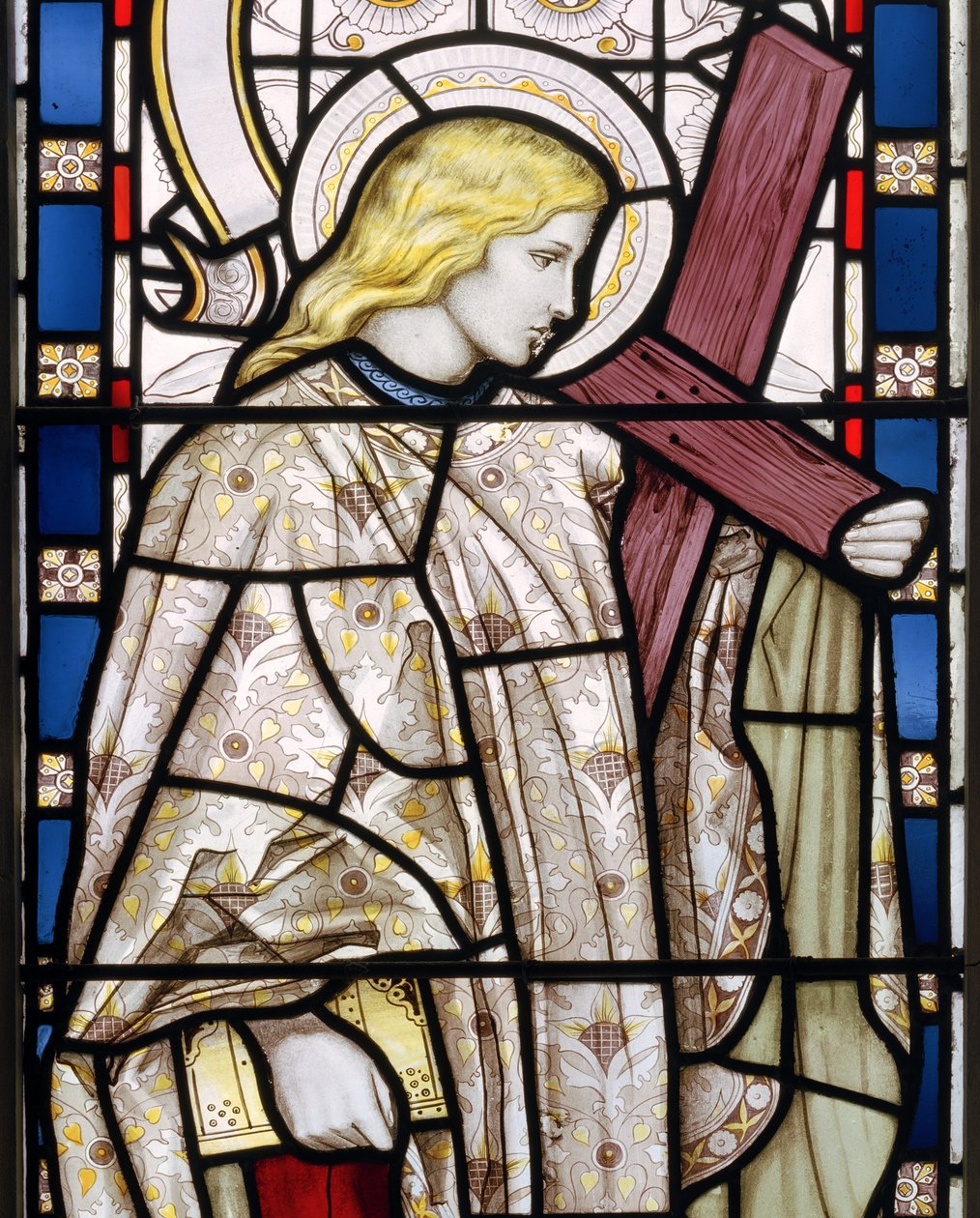 Tro, detaljer, 1871 (farvet glas) af Henry Holiday