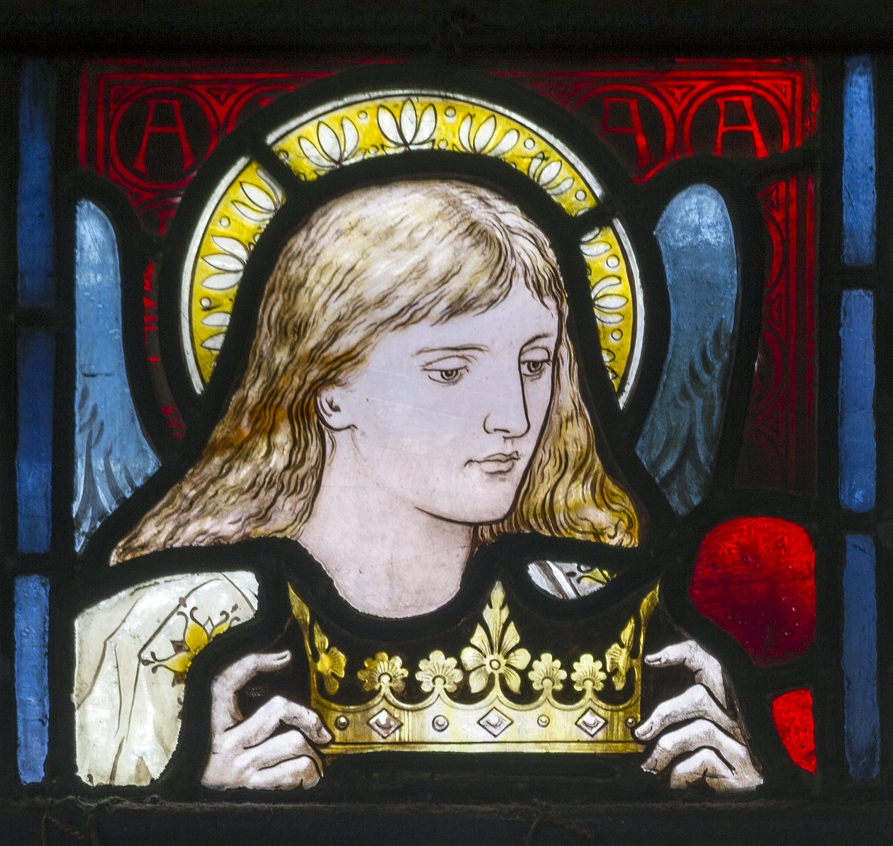 Kirkstall, St Stephen, Heaton Butler & Bayne, Henry Holiday, Head Of A Maiden, ca. 1870 af Henry Holiday