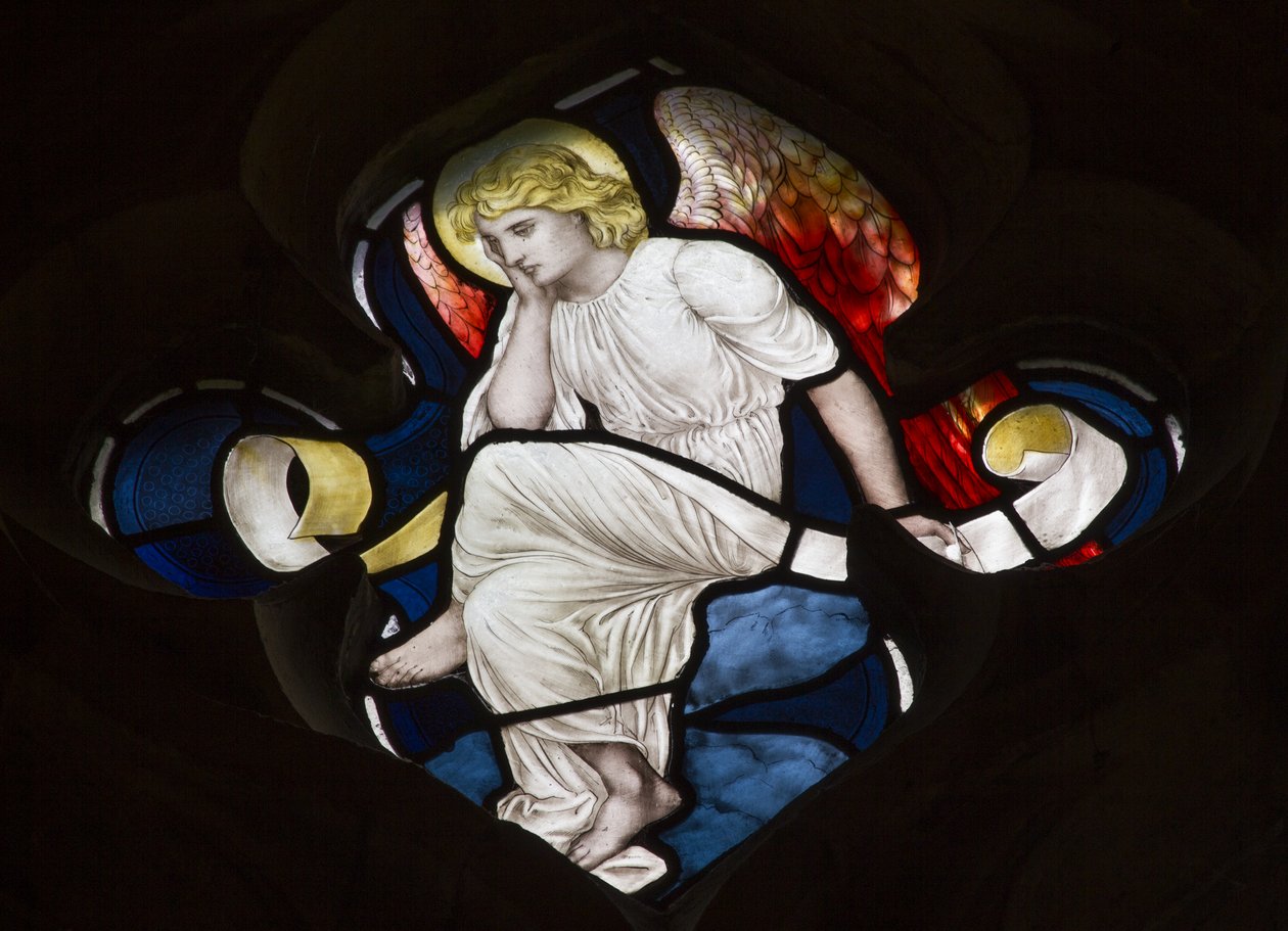 Quatrefoil Tracery Angel, 1882 af Henry Holiday
