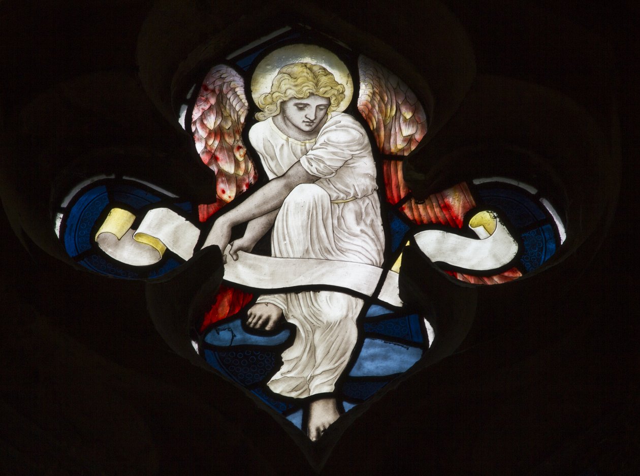 Quatrefoil Tracery, Angel, 1882 af Henry Holiday
