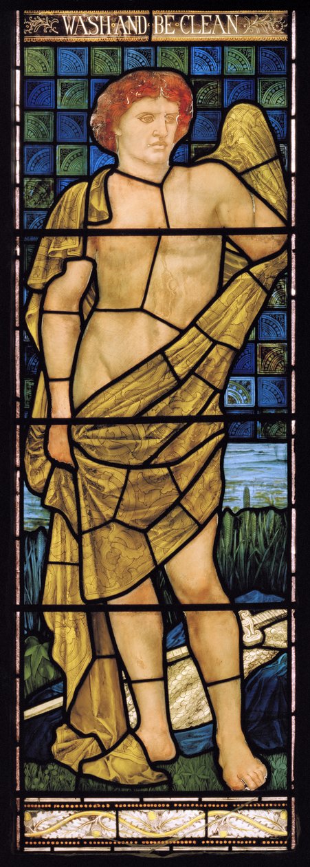 Johannes Døberen, 1879 (farvet glas) af Henry Holiday