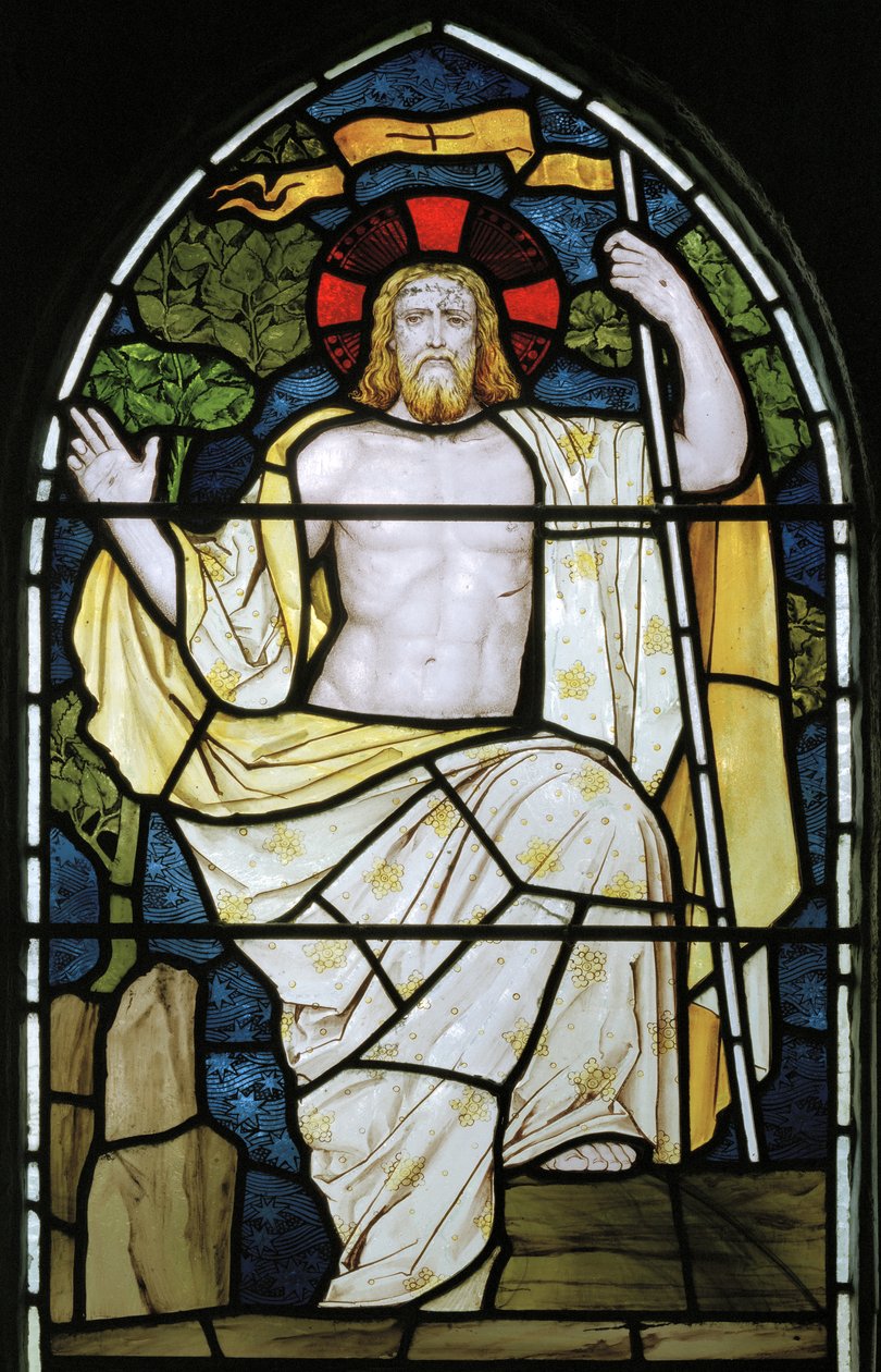 Den opstandne Kristus, ca. 1875 af Henry Holiday