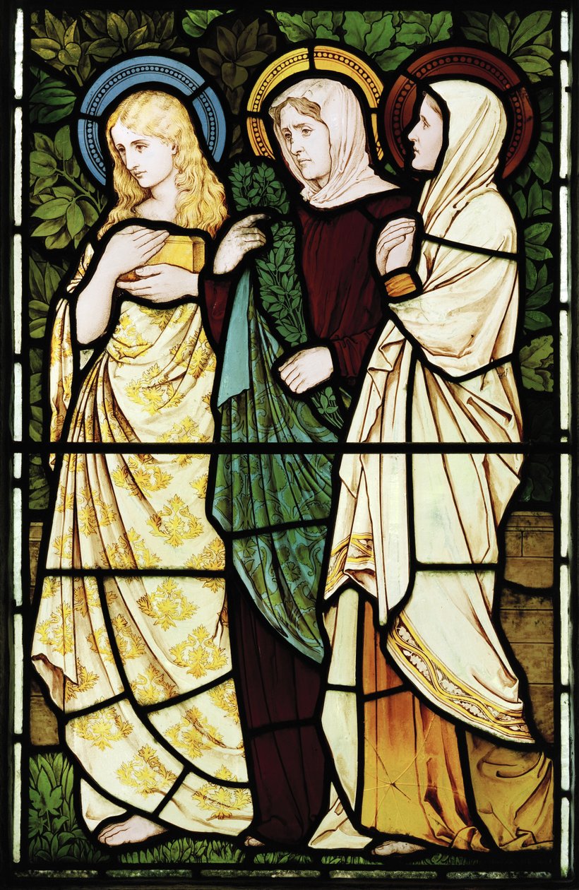 The Three Marys, 1874 (farvet glas) af Henry Holiday