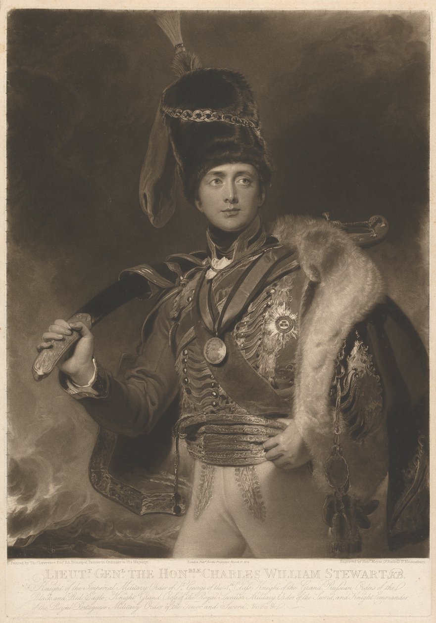 Ærede Charles William Steward Vane, 3. Marquess af Londonderry af Henry Hoppner Meyer
