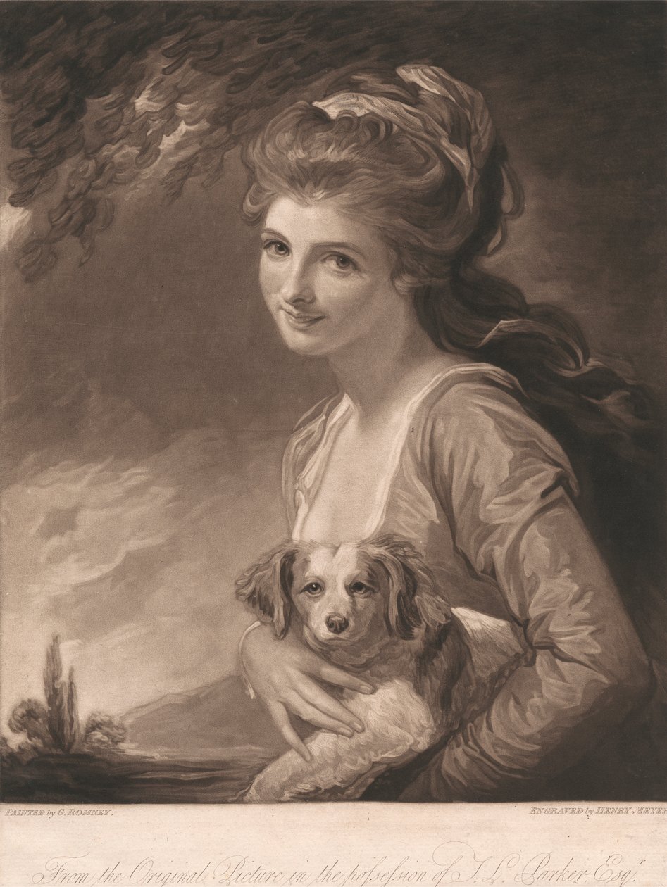 Lady Hamilton som naturen af Henry Hoppner Meyer