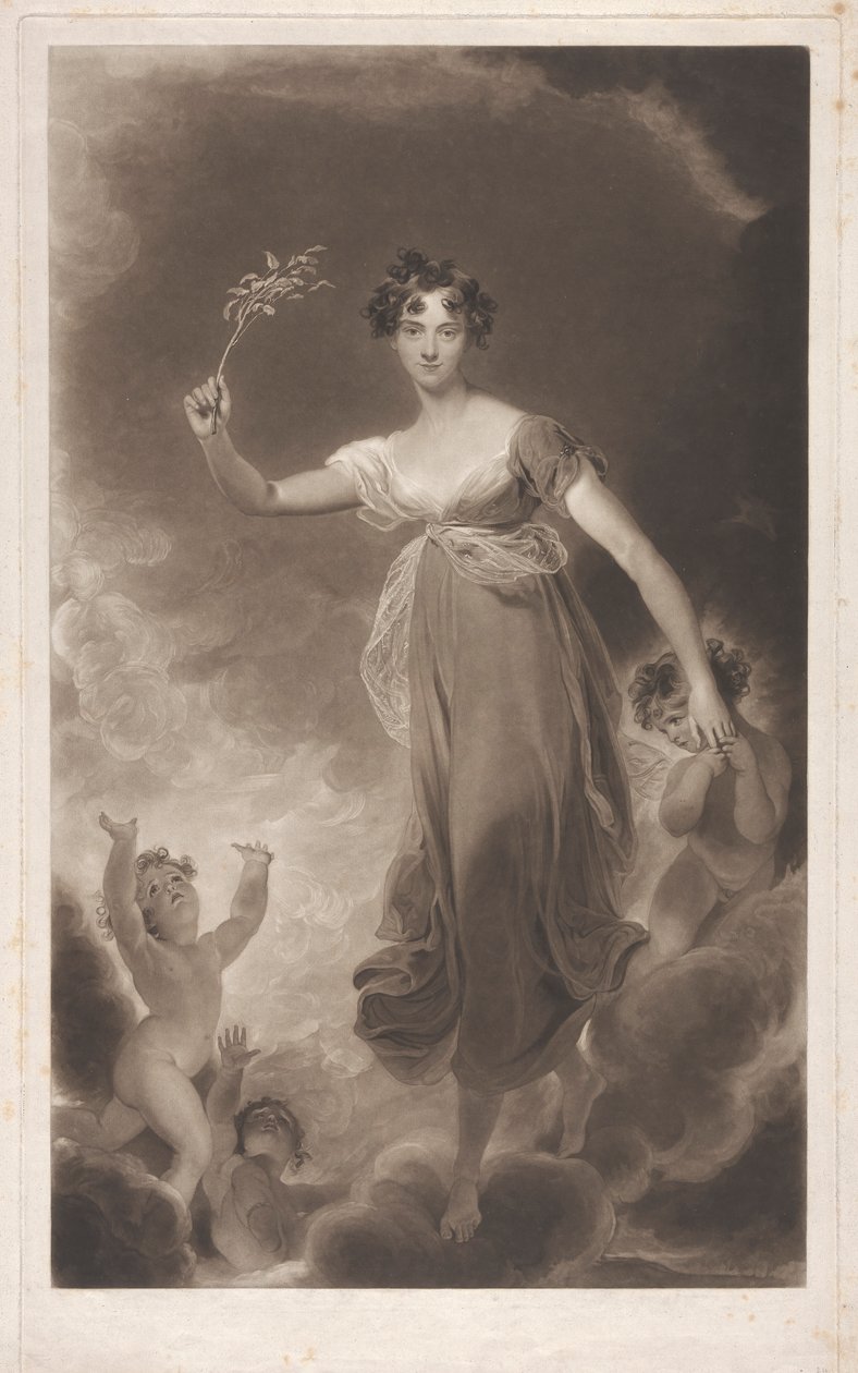 Lady Leicester som Hope af Henry Hoppner Meyer