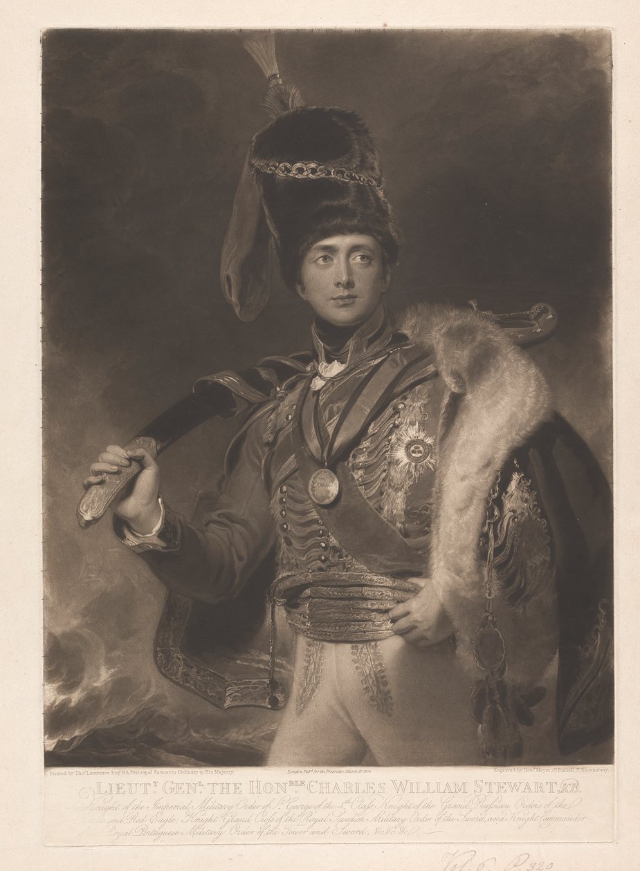 Generalløjtnant, den ærede Charles William Stewart, K.B. af Henry Hoppner Meyer
