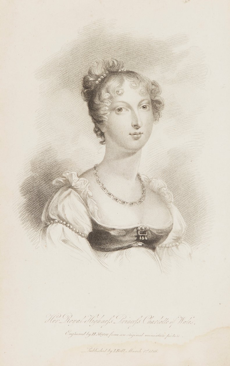 Prinsesse Charlotte Augusta af Wales af Henry Hoppner Meyer
