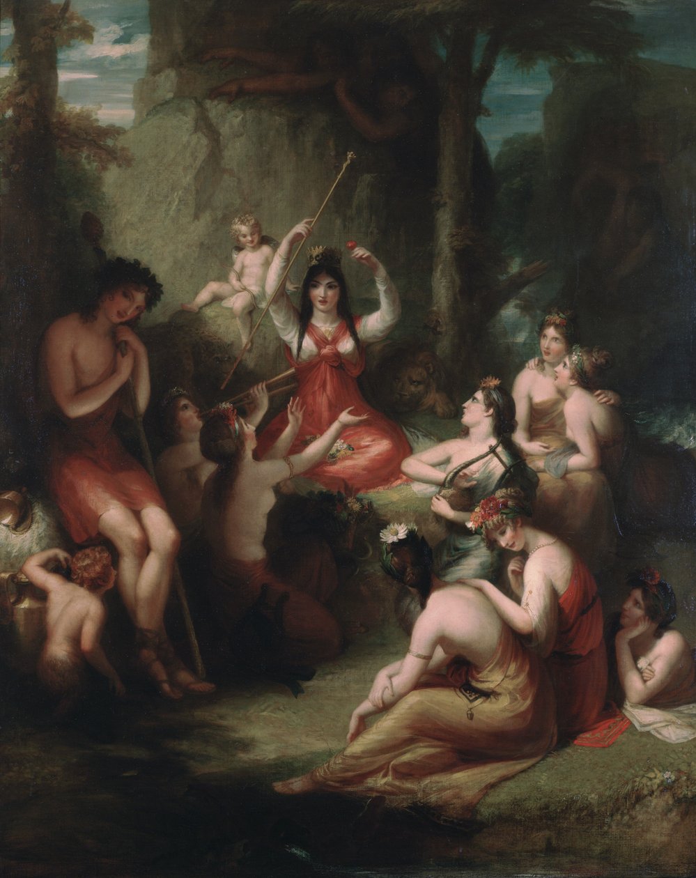 Comus lytter til Circe