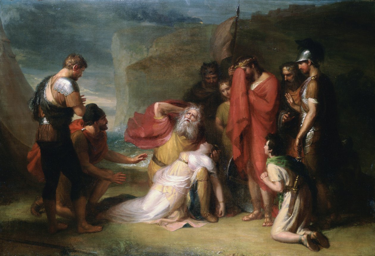 Lear og Cordelia, ca. 1820 af Henry Howard