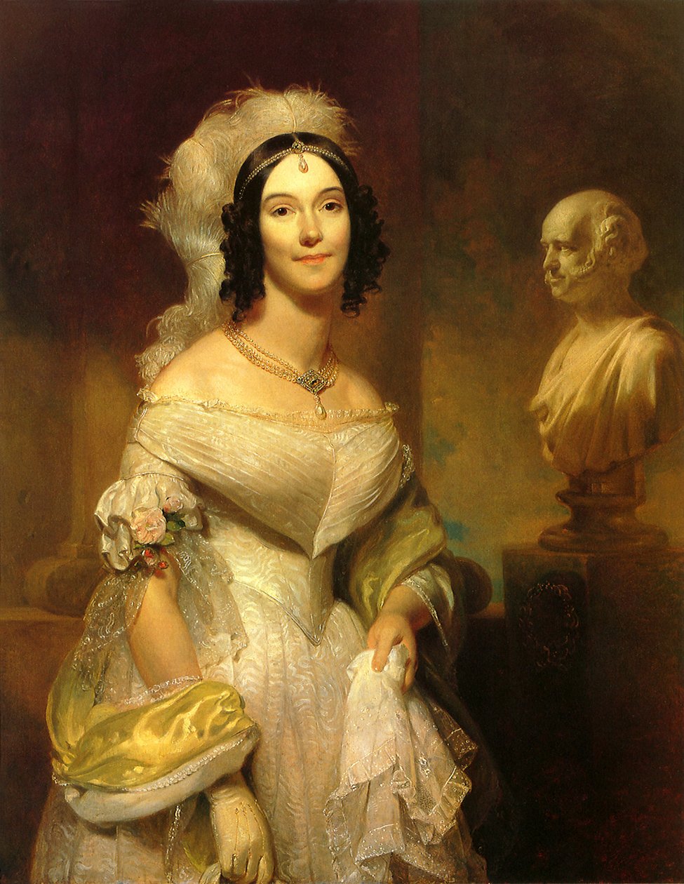 Angelica Singleton Van Buren af Henry Inman