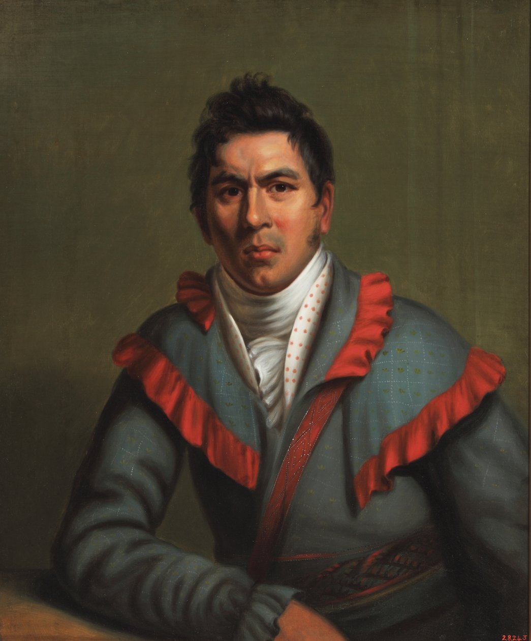 Charles Cornells, Okchai Fixico (Creek) 1831 (olie på lærred) af Henry Inman