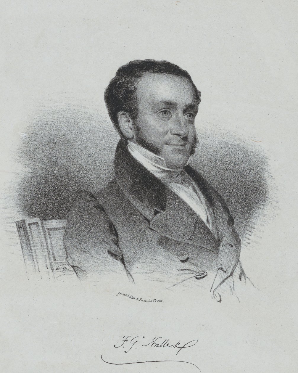 Fitz-Greene Halleck af Henry Inman