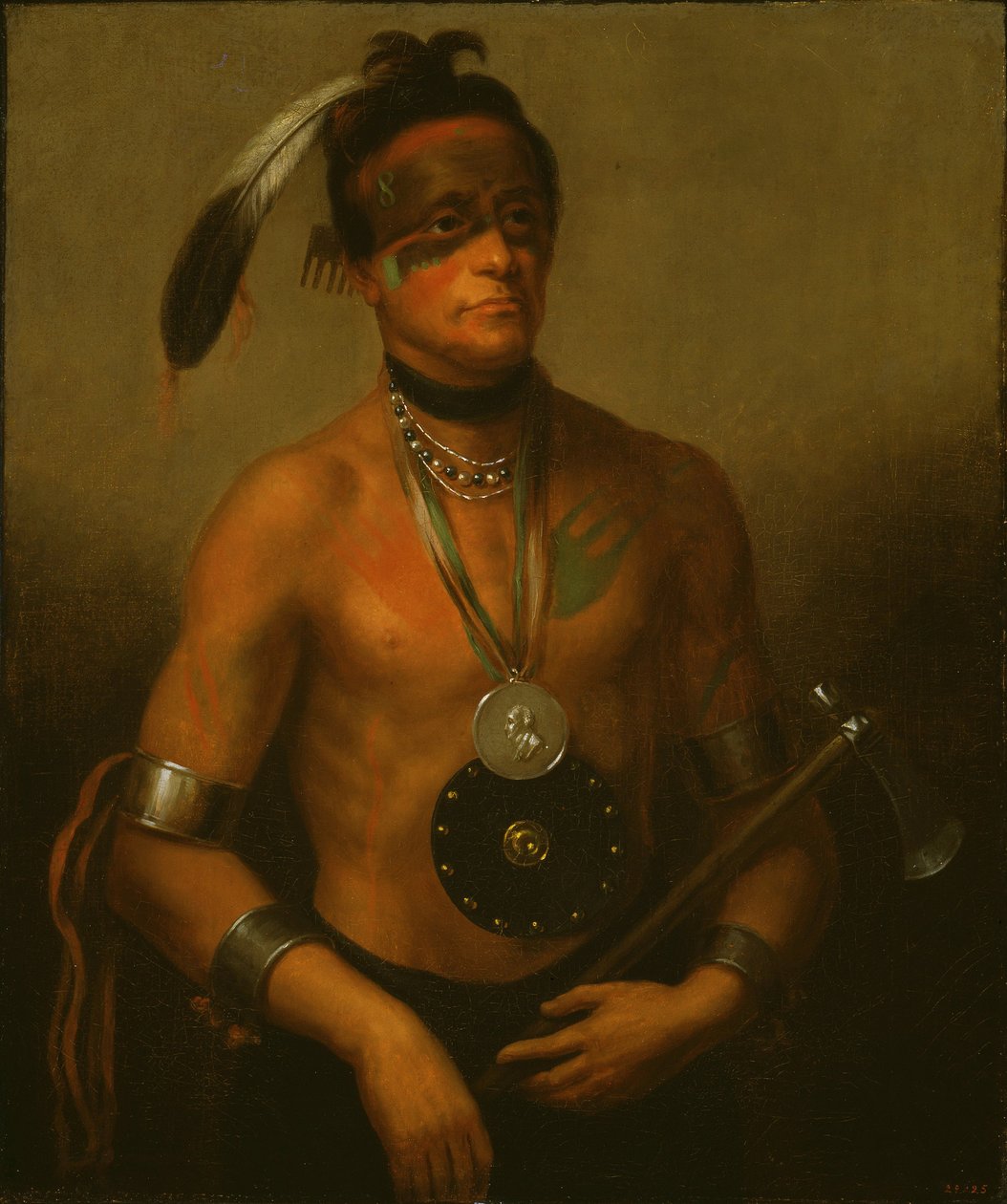 Hoo-Wan-Ne-Ka (Lille Elg) af Henry Inman