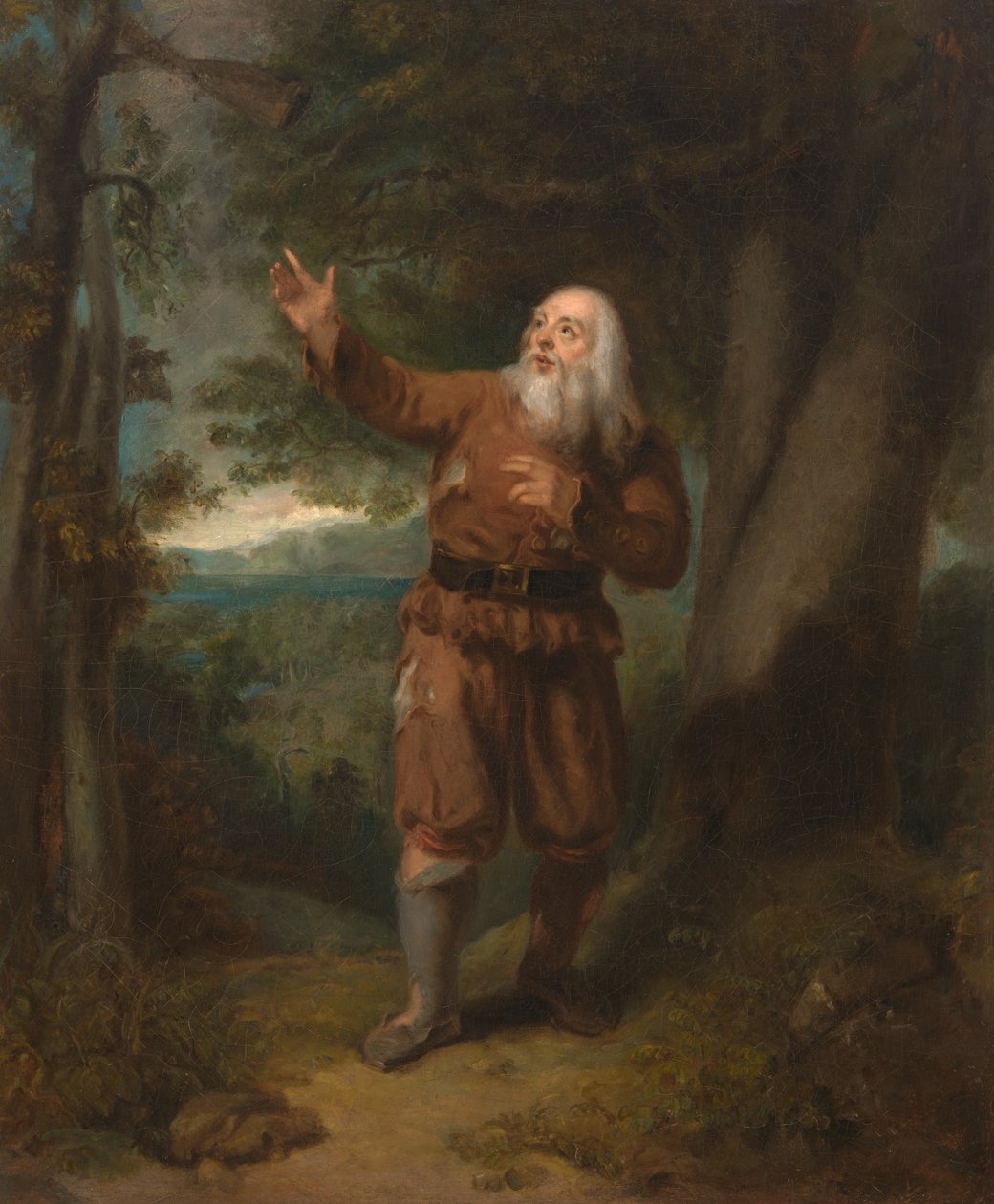 Hr. Hackett i rollen som Rip Van Winkle af Henry Inman