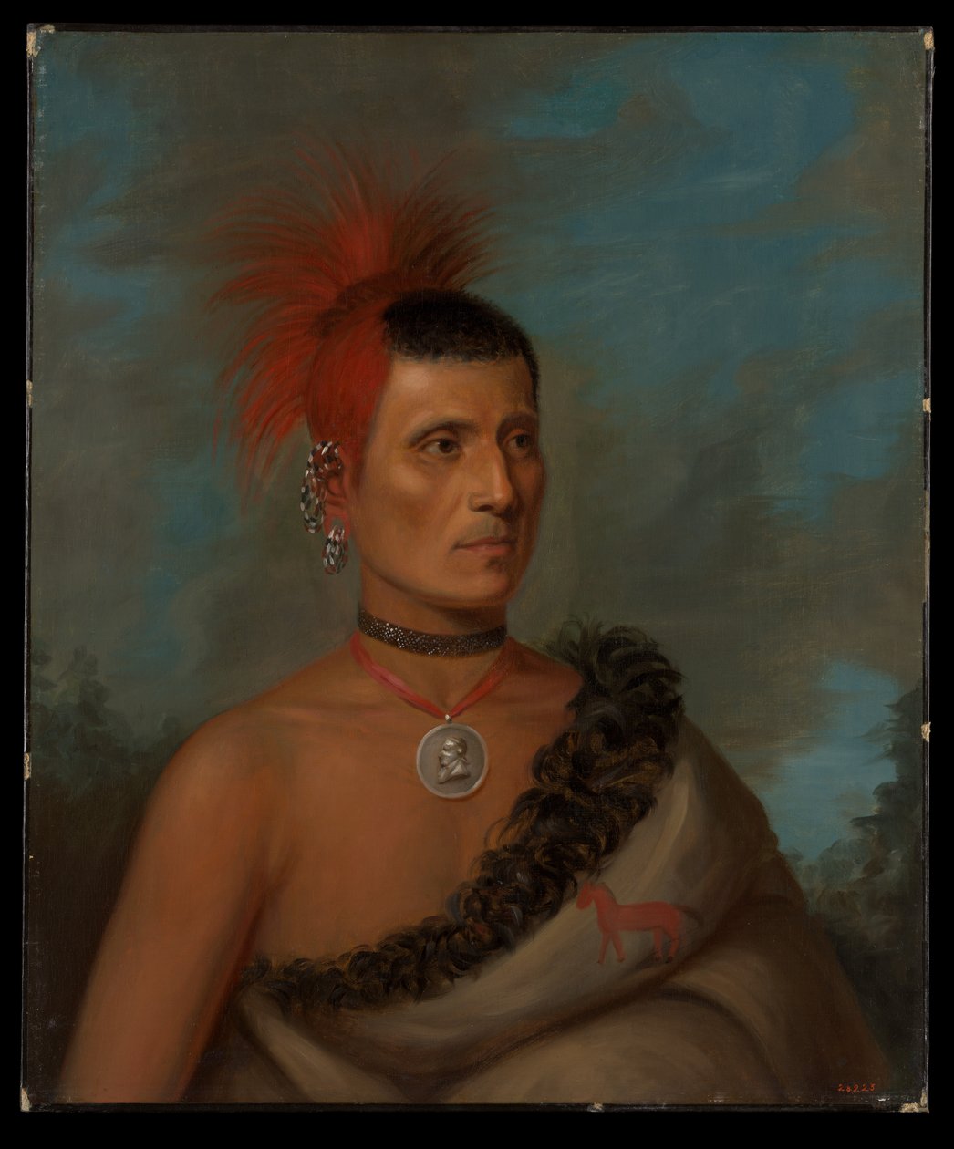 Pes-Ke-Le-Cha-Co af Henry Inman