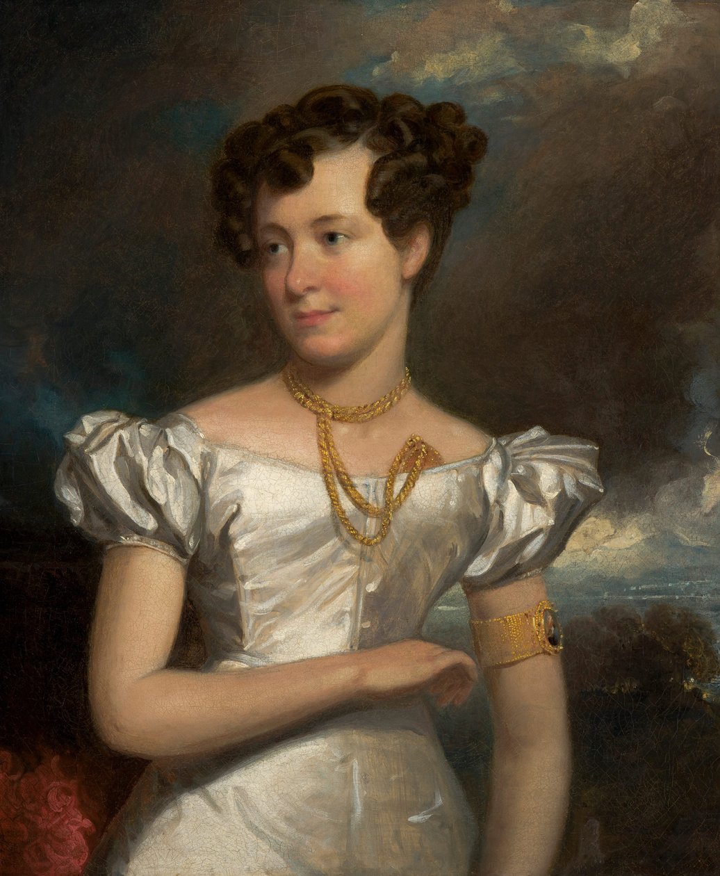 Portræt af Clara Fisher af Henry Inman