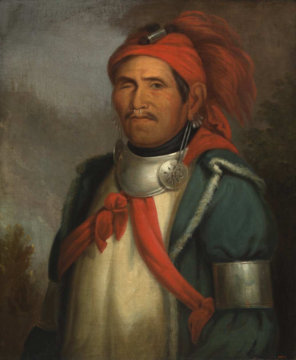 Tenskwatawa, ca. 1830-1833. af Henry Inman