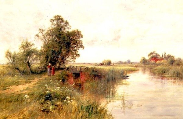 På Themsen nær Wallingford af Henry John Kinnaird