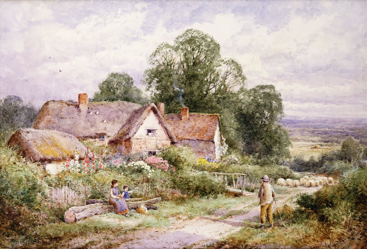 En fårebane nær Woburn, Bedfordshire af Henry John Sylvester Stannard