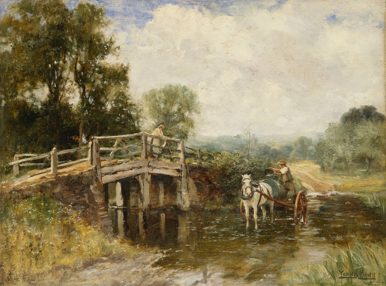 Ved overfarten, af Henry John Yeend King