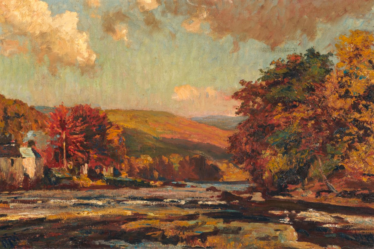 Llangollen, 1910 af Henry Joseph Wood
