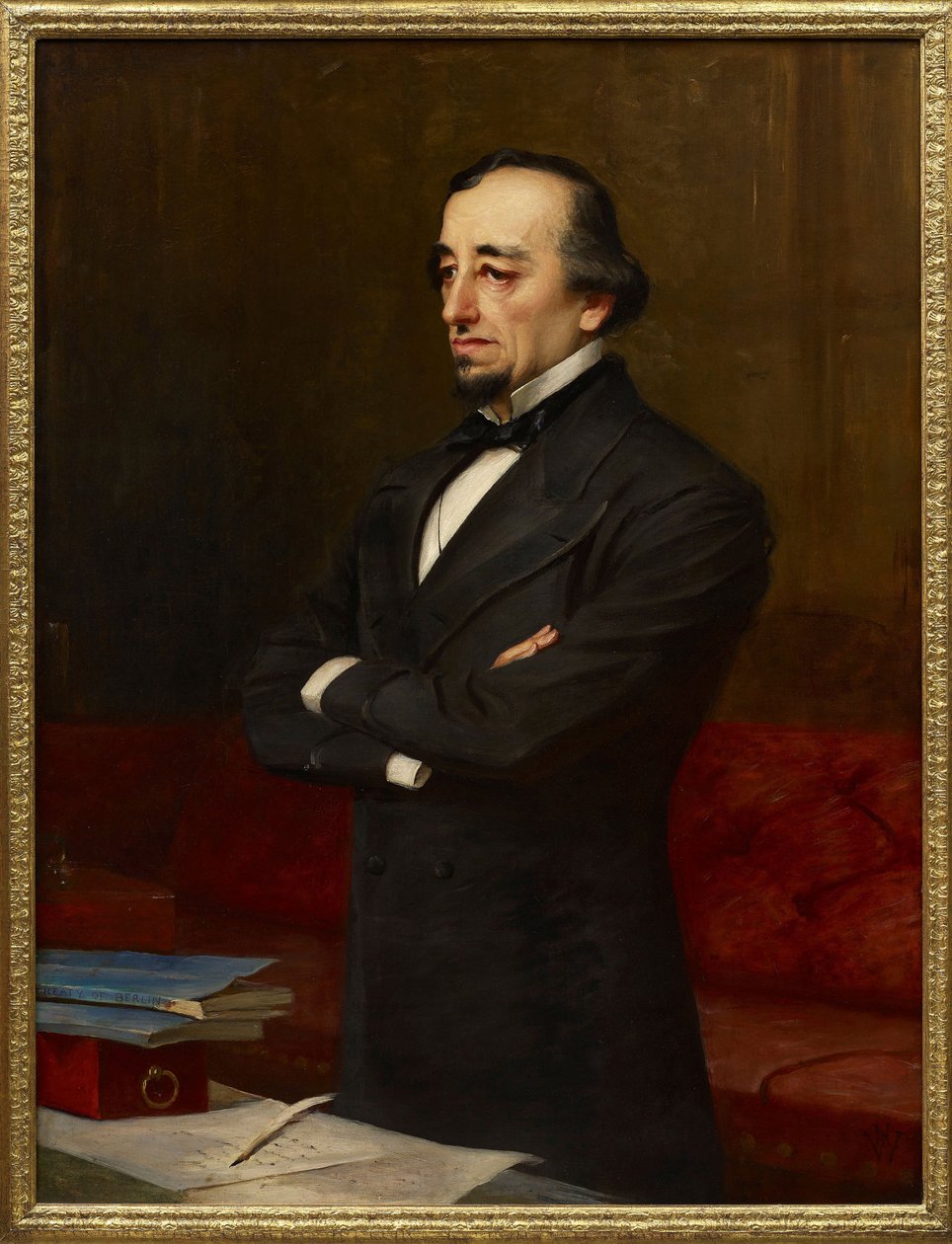 Realisme: Portræt af Benjamin Disraeli af Henry Jr. Weigall