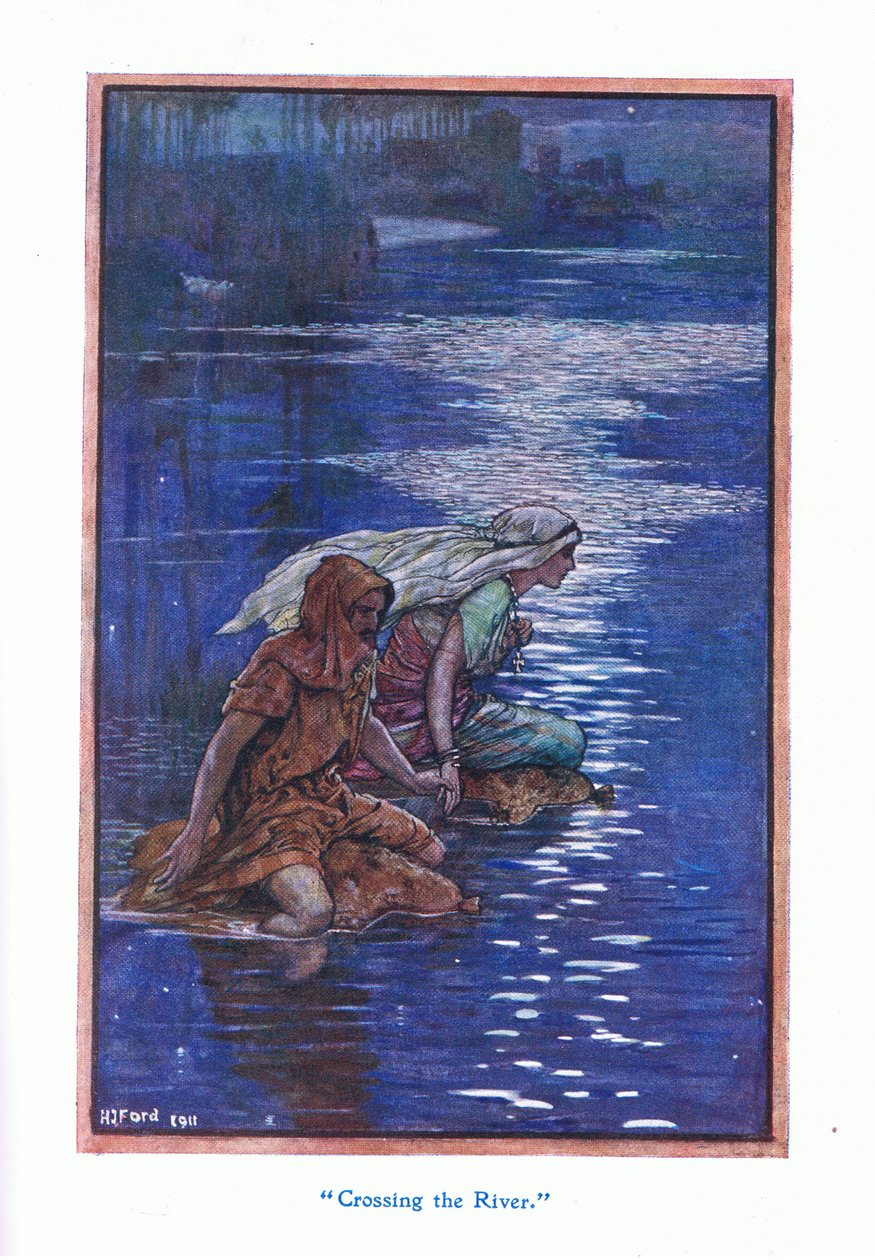 Krydser floden, 1912 af Henry Justice Ford