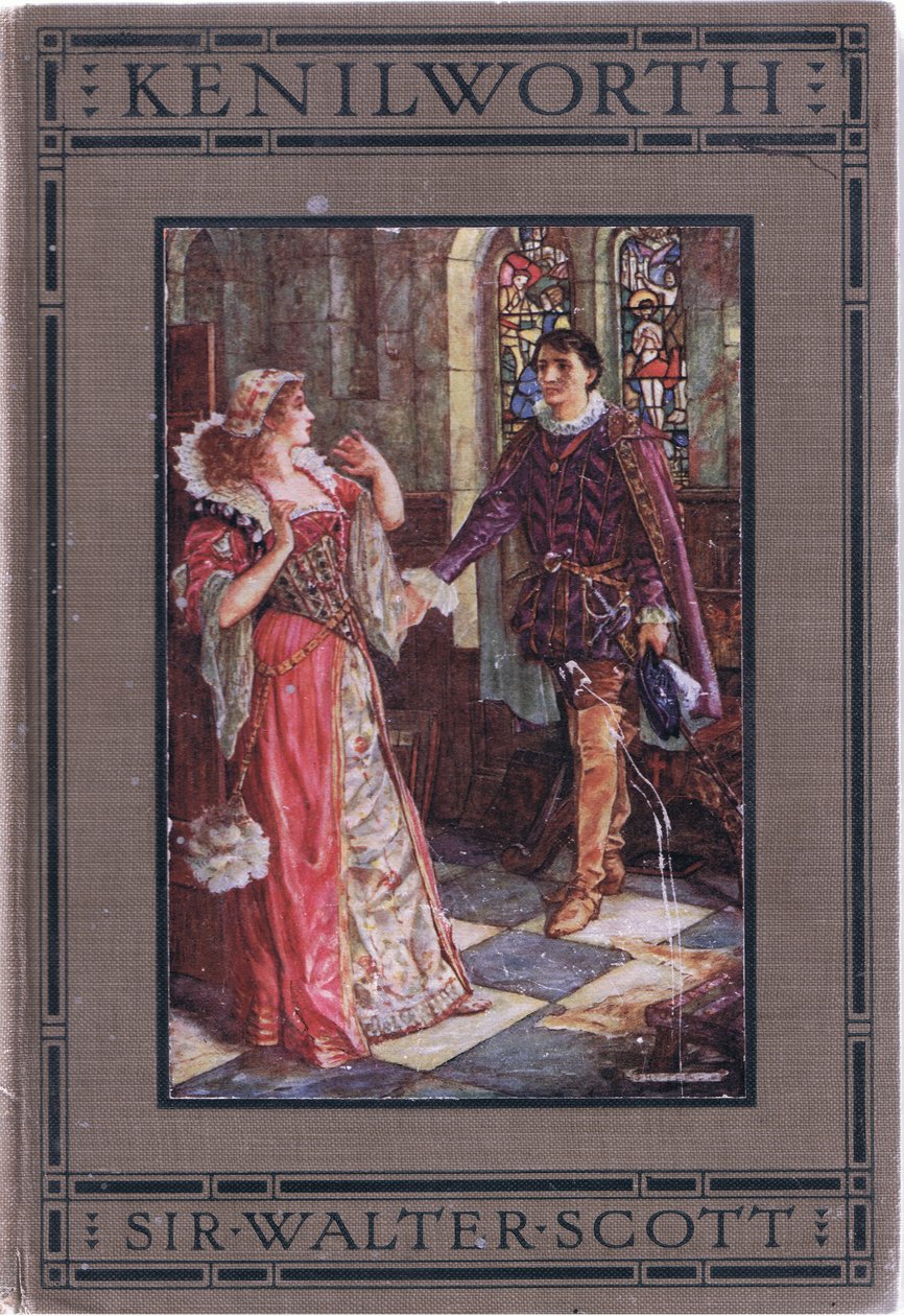 Forside, illustration fra Kenilworth, ca. 1910 af Henry Justice Ford
