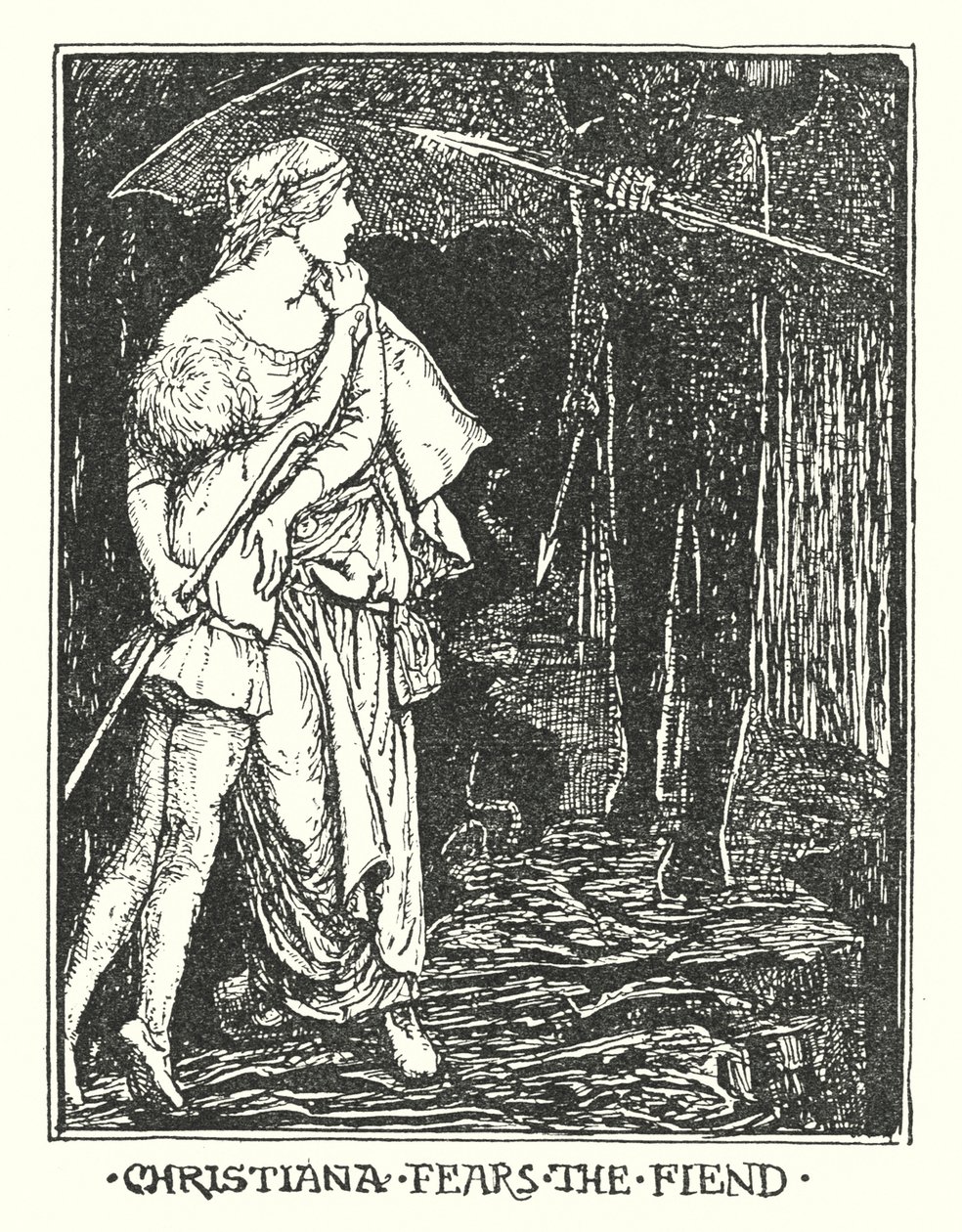 Illustration til The Pilgrim
