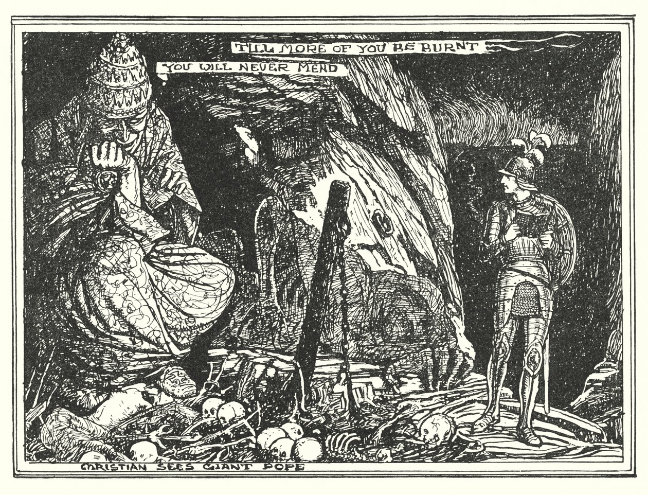 Illustration til The Pilgrim